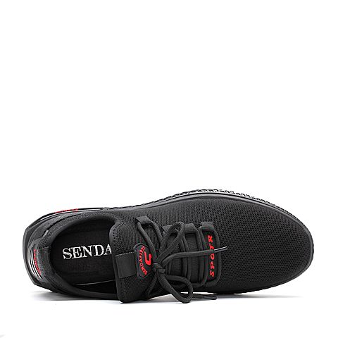 Senda/森达秋季新款专柜同款帅气舒适休闲男运动鞋1VF03CM8