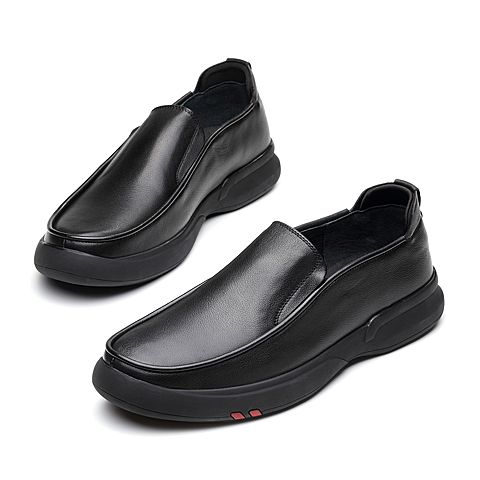 Senda/森达冬季新款专柜同款舒适一脚蹬男休闲鞋1WG07DM8