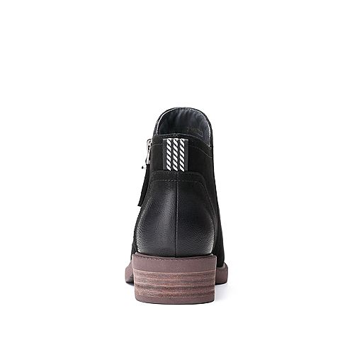 Senda/森达2018冬季新款专柜同款韩版潮流女休闲短靴4FG01DD8