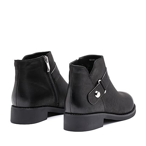 Senda/森达冬季新款专柜同款时尚舒适休闲女短靴VQJ41DD8