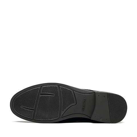 森达春季新款专柜同款舒适系带商务男皮鞋1DE17AM9