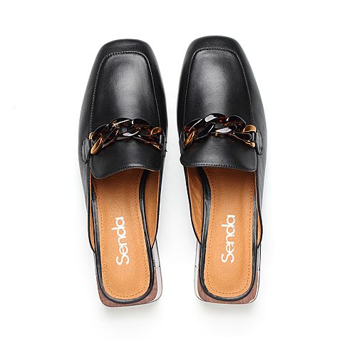森达2020春季新款专柜同款时尚欧美街头休闲女穆勒鞋VRQ20AH0