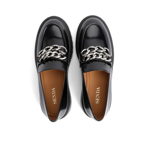 森达2021春季新品商场同款时尚潮流光面皮女单鞋VG523AM1