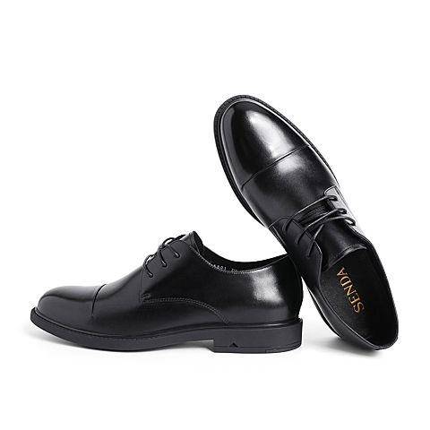 森达2021春季新款商场同款英伦青年通勤正装商务男鞋45801AM1