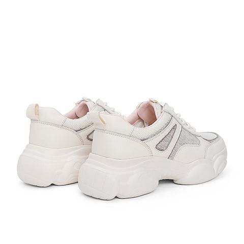 森达2021春季新款商场同款户外旅游厚底女运动老爹鞋3DF02AM1