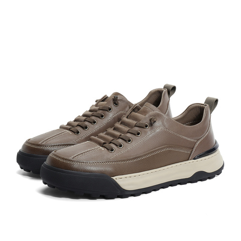 森达潮流板鞋男2024春新商场同款运动户外厚底休闲鞋1MX01AM4