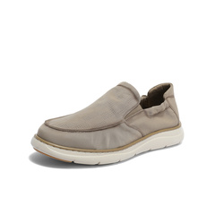 森达时尚帆布鞋男2024夏新商场同款轻便一脚蹬休闲鞋1NU01BM4