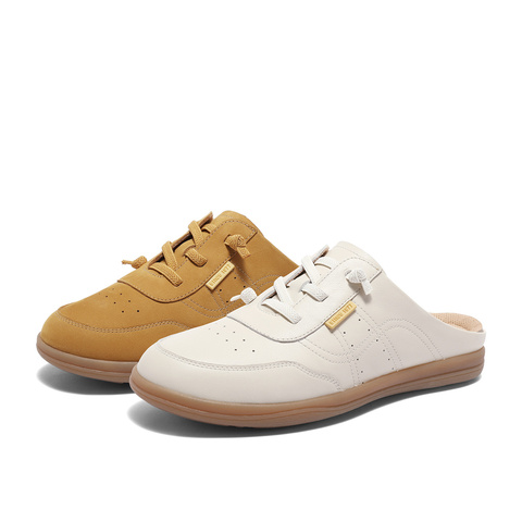 森达舒适穆勒鞋女2024夏季新款商场同款一脚蹬平底休闲鞋4WG30BH4