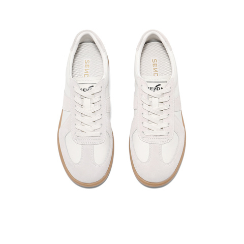 森达德训鞋女款2025夏季新款拼接运动风户外休闲板鞋4QS22BM5