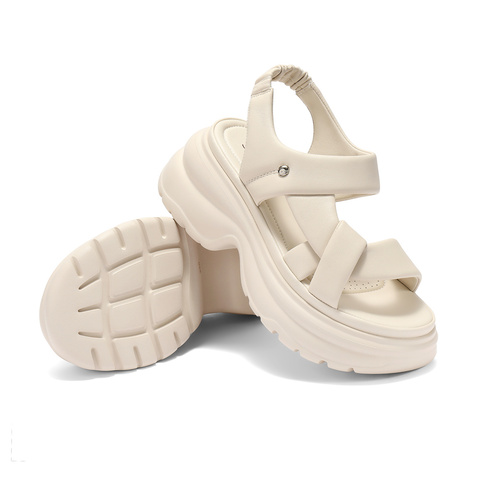 森达休闲凉鞋女款2025夏季新款商场同款运动风休闲鞋XPP02BL5