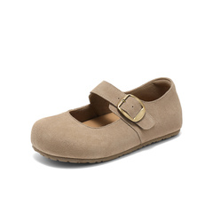 森达勃肯鞋女2025秋季新款舒适软底内增高浅口单鞋ZTH82CQ5