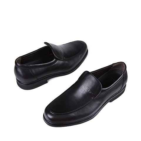 SKAP/圣伽步 男子 商务休闲 牛皮 深口鞋 秋季 专柜同款  黑色 2031317194