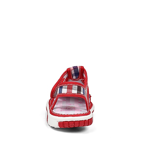 SNOOPY/史努比夏季红色布面男婴幼童学步鞋N89723