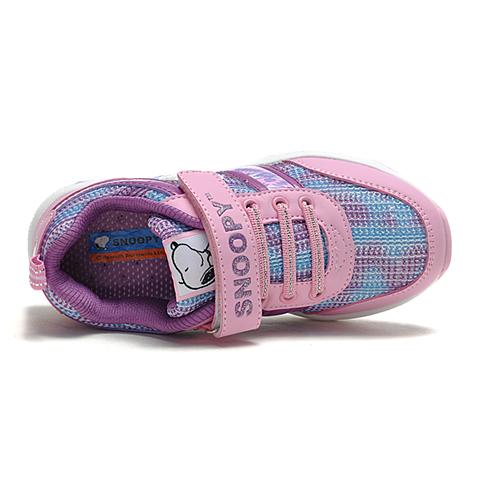 SNOOPY/史努比春秋新款女童运动鞋 网面透气儿童休闲运动鞋SNQ5256