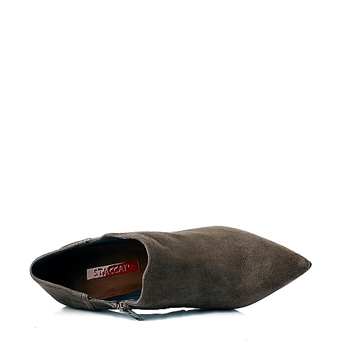 STACCATO/思加图秋季专柜同款深灰色羊皮女单鞋9VU05CM5
