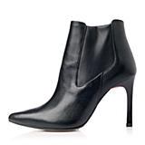 STACCATO/思加图秋季专柜同款黑色牛皮女短靴(皮里)9XI03CD5