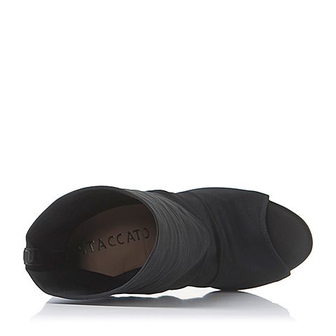 STACCATO/思加图夏季专柜同款黑色时尚女凉鞋9VM02BB5