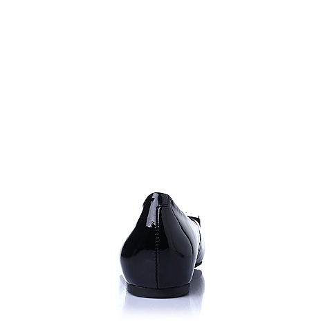 STACCATO/思加图春季专柜同款黑漆皮胎牛皮女单鞋9VW03AQ6
