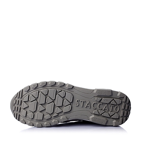 STACCATO/思加图春季专柜同款灰羊绒皮女单鞋9YC05AM6