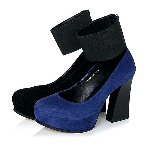 STACCATO/思加图秋季专柜同款黑色羊皮女单鞋9B603CQ6