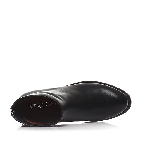 STACCATO/思加图冬季专柜同款牛皮（单里）女皮靴MM002DD6