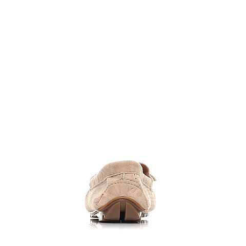 STACCATO/思加图春季专柜同款杏色羊绒皮女单鞋F9101AM6