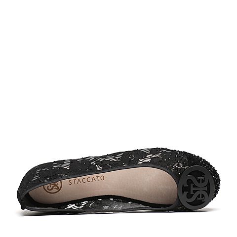 STACCATO/思加图春季专柜同款蕾丝网布女单鞋9CP55AQ7