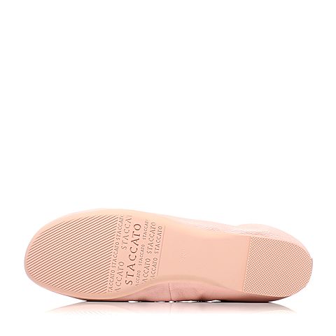 STACCATO/思加图春季专柜同款粉色羊皮女单鞋9YM04AM7