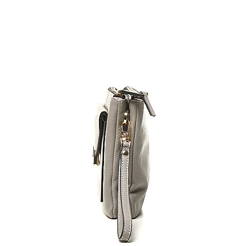 STACCATO/思加图春季专柜同款灰色牛皮时尚单肩包X1495AN7