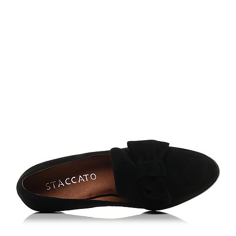 STACCATO/思加图秋季专柜同款羊绒皮女皮鞋9H301CM7