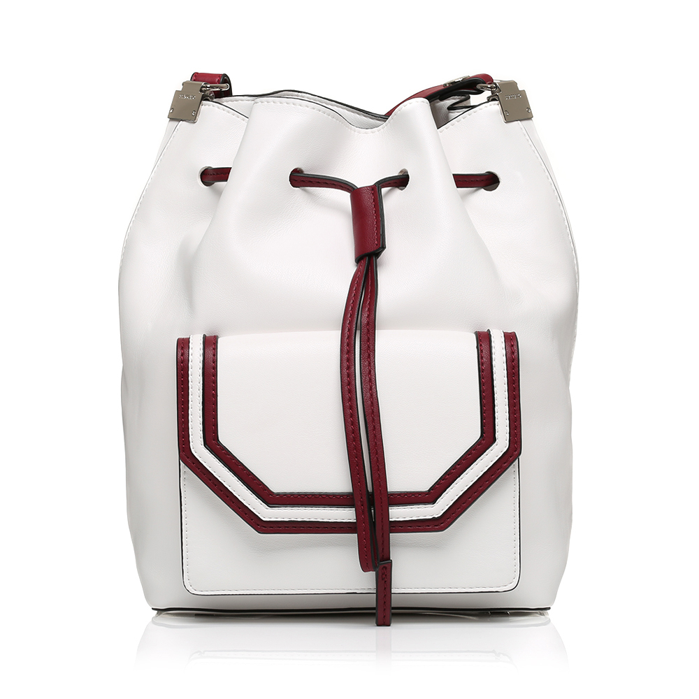 STACCATO/思加图秋季专柜同款白色人造革单肩女皮包X1695CN7