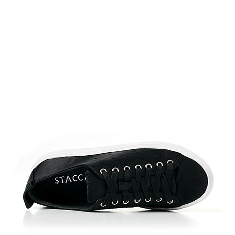 STACCATO/思加图秋季专柜同款布面简约满帮女鞋9J913CM7