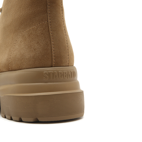 思加图2023冬季新款英伦风厚底马丁靴短靴女皮靴EF302DD3