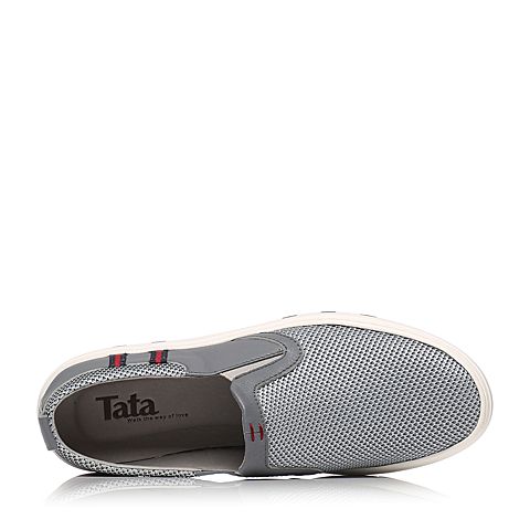 Tata/他她夏季灰色时尚男休闲鞋U2580BM6