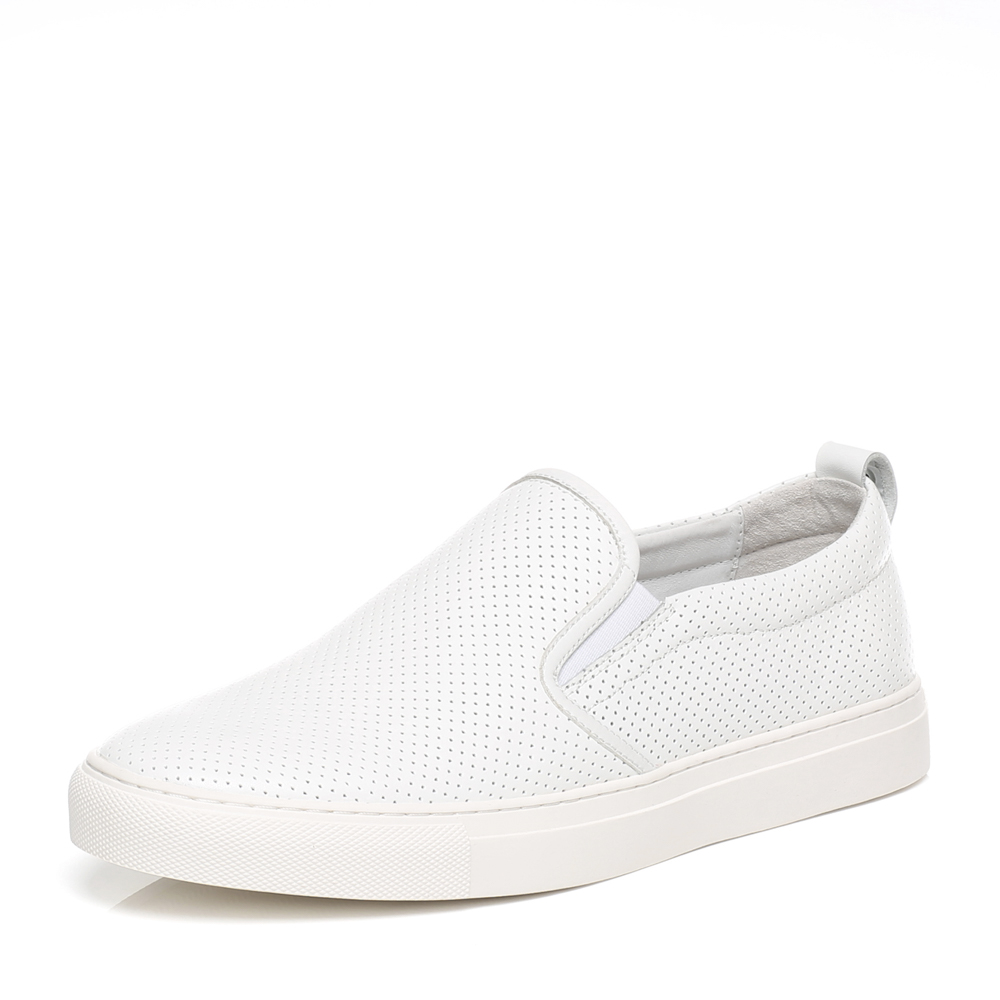 Tata/他她春季白色牛皮男休闲鞋2B162AM7