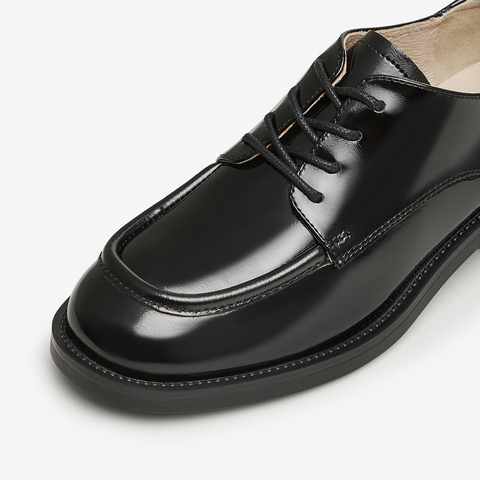 TATA/他她2024春商场同款时尚休闲简约圆头女深口鞋新款7OT26AM4