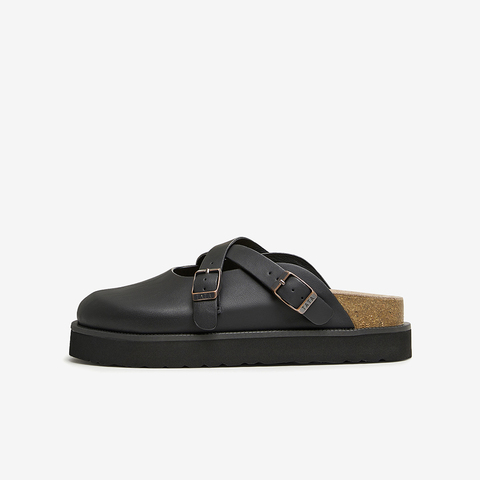 Tata/他她2024秋女外穿时尚休闲穆勒鞋新款GGX01CH4