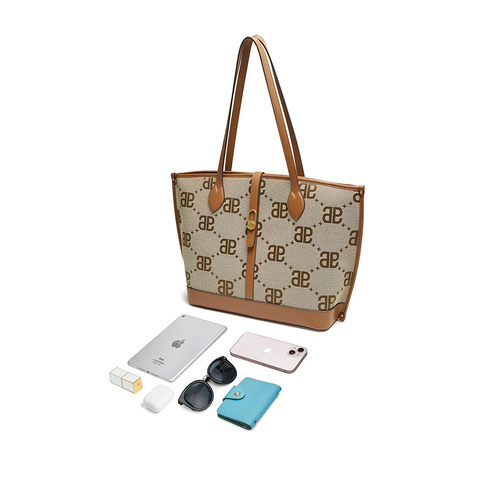 Tata/他她2024秋商场同款时尚休闲托特包新款X3299CX4