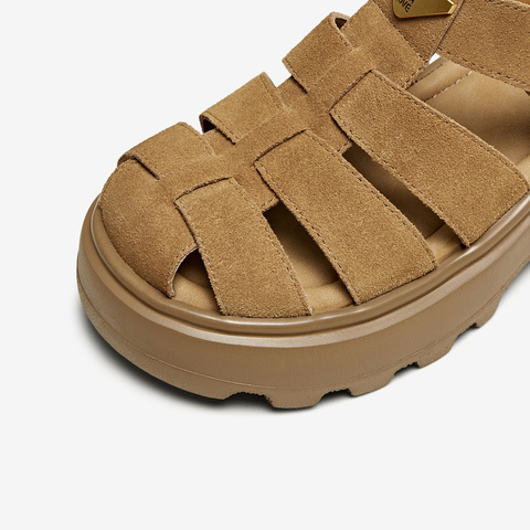 TATA/他她2025夏商场同款时尚休闲女罗马凉鞋新款CN201BH5