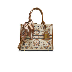 TATA/他她2025秋商场同款通勤女气质简约托特包新款X3499CX5