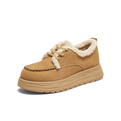 TATA/他她2025冬商场同款时尚百搭女毛毛单鞋新款CYY05DM5