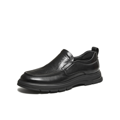 TATA/他她2026春商场同款纯色舒适百搭休闲皮鞋男新款QHU01AM6