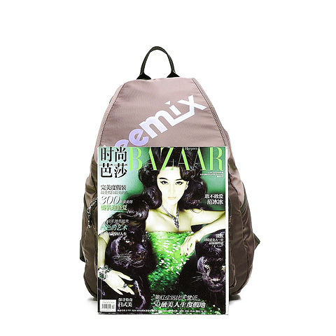 Teenmix/天美意 冬季啡色化纤布手袋X0290DX2