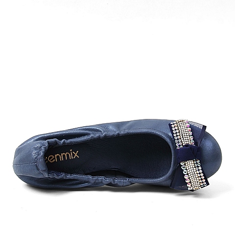 Teenmix/天美意秋季专柜同款舒适羊皮女单鞋6SH15CQ5