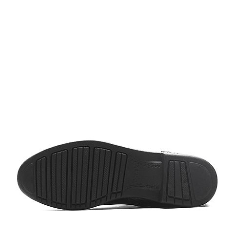 Teenmix/天美意冬季专柜同款黑色牛皮女靴6D444DD6