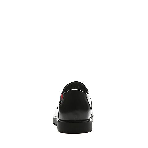 Teenmix/天美意冬季专柜同款黑色牛皮男休闲鞋2AJ0TDM6