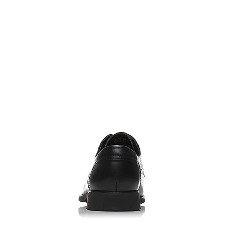 Teenmix/天美意春季专柜同款黑色牛皮男单鞋1US0TAM6