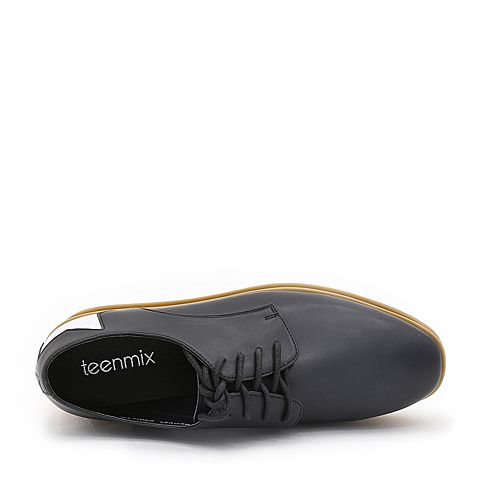 Teenmix/天美意春季黑/白色女单鞋卡乐鞋BS924AM7