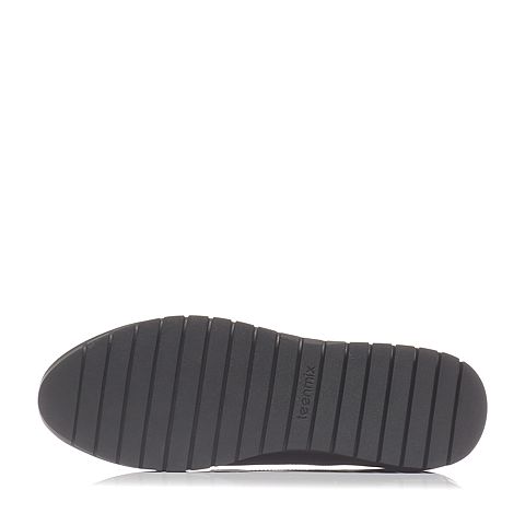 Teenmix/天美意春季专柜同款黑色牛皮女单鞋6W320AM7