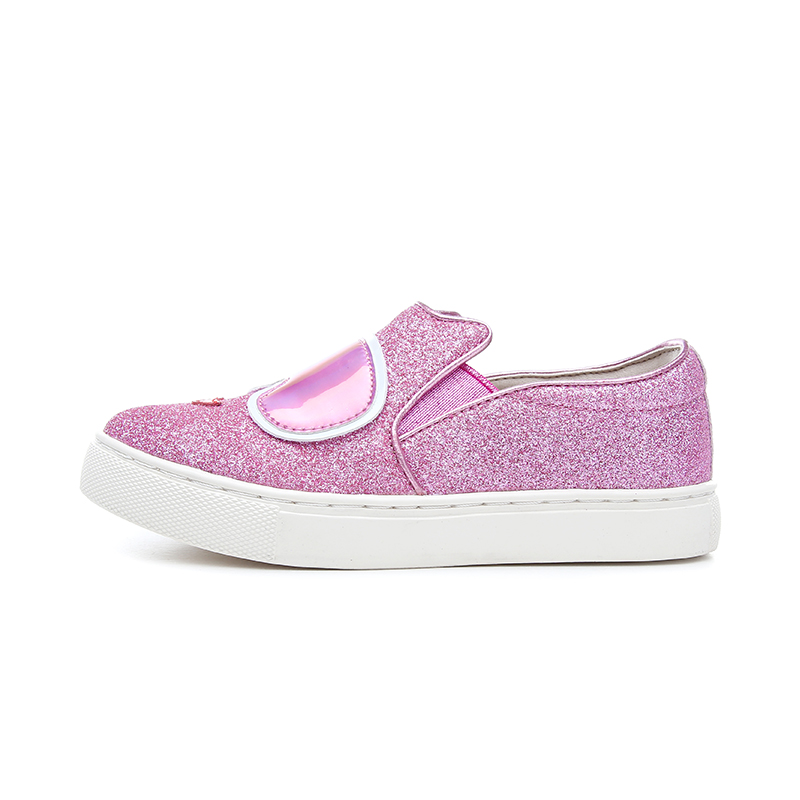 天美意（Teenmix）年春季新款女童时尚织物一脚蹬休闲运动鞋DX0333